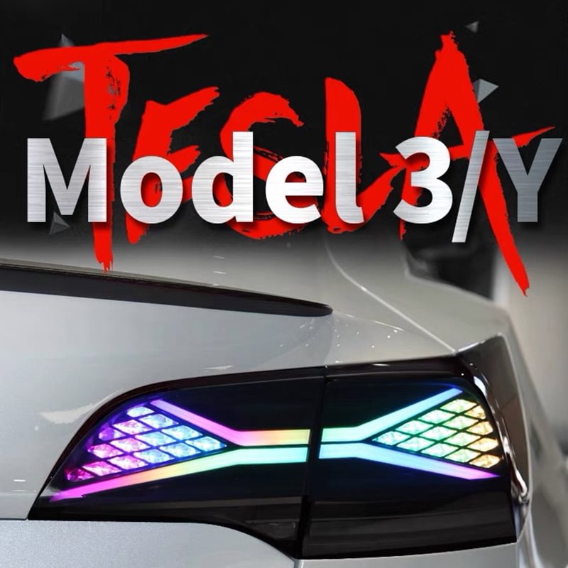 X-Treme Tail Light for Tesla Model 3/Y with RGB Control with App