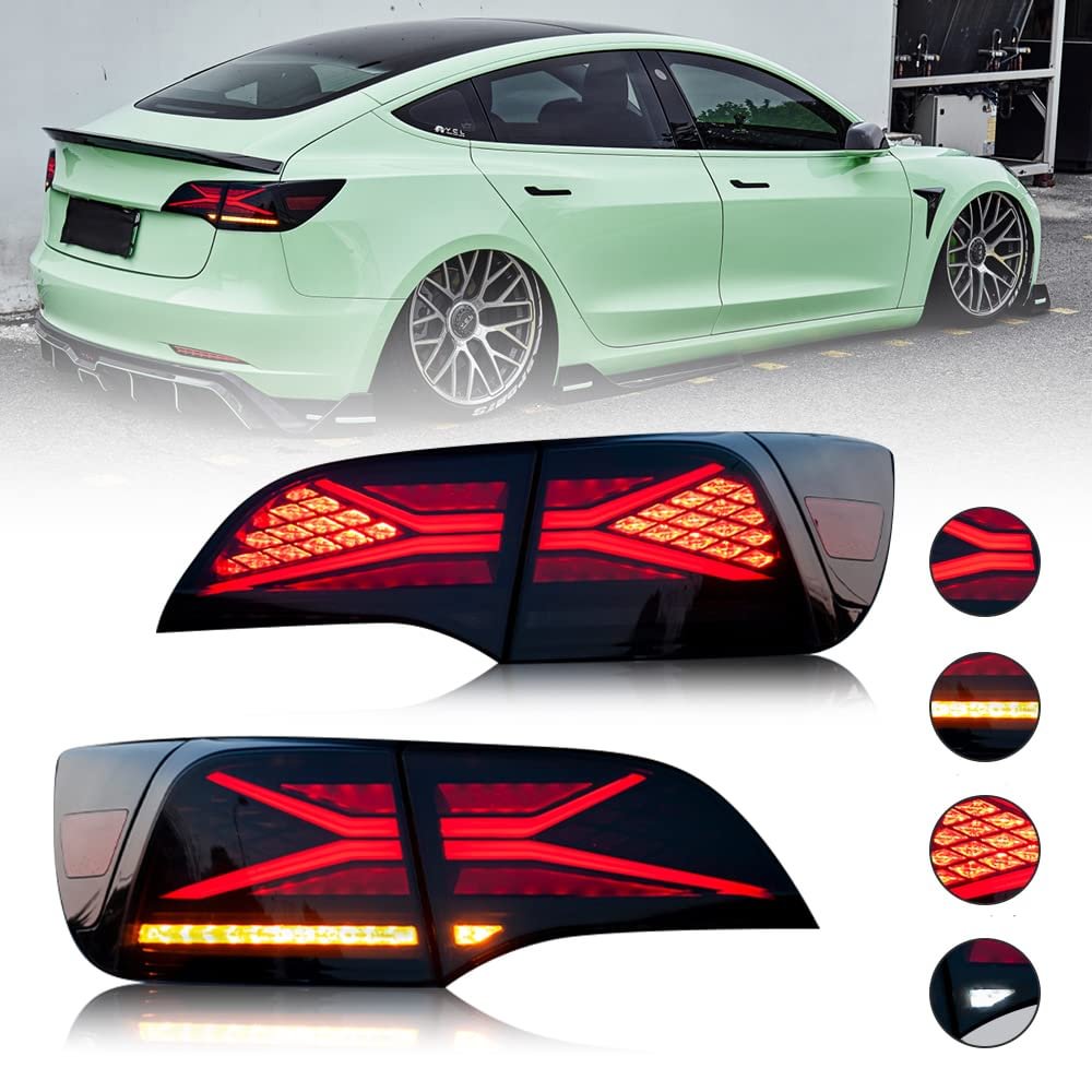 X-Treme Tail Light for Tesla Model 3/Y with RGB Control with App