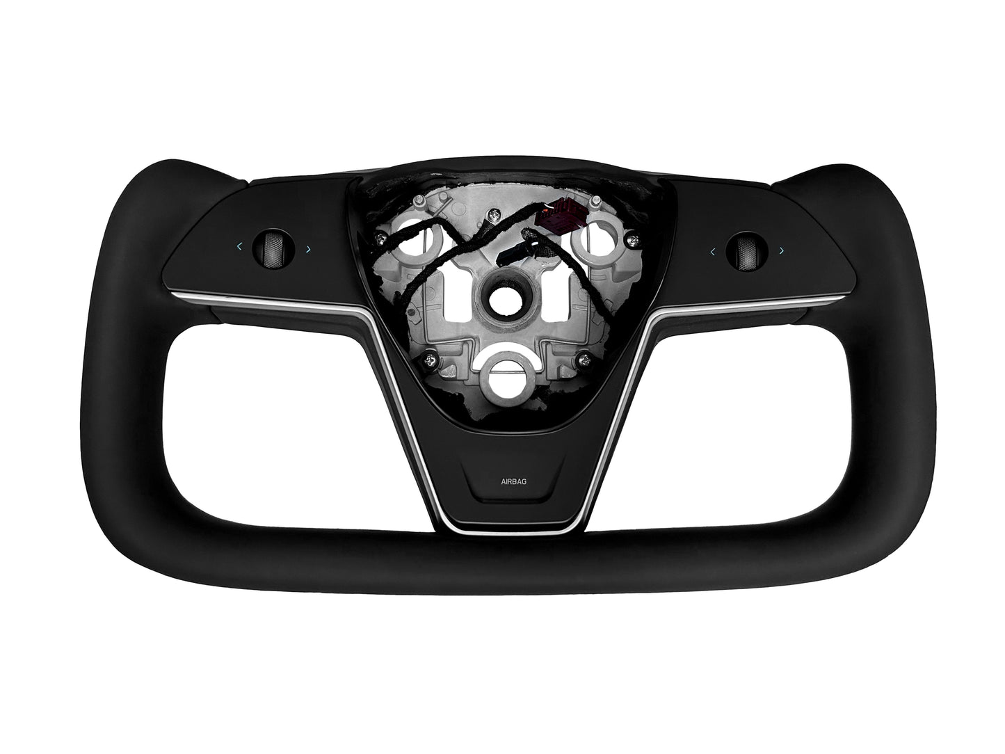 Plaid Style Yoke Steering Wheel for Tesla Model 3/Y