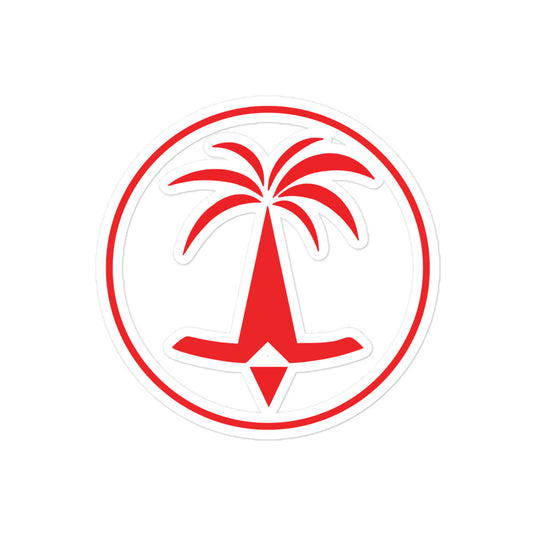 TESLALOHA Circle Logo ステッカー